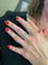 Bague 55 BAGUE STYLE ART-DÉCO SAPHIRS ET DIAMANTS 58 Facettes 057751
