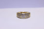 Bague 58 Bague Or jaune Diamants 58 Facettes
