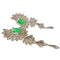 Boucles d'oreilles BOUCLES D'OREILLES EMERAUDES DIAMANTS 58 Facettes Q917A