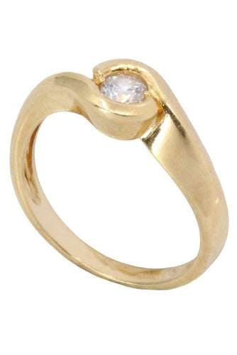 Bague 55 SOLITAIRE DIAMANT 0.25 CARAT 58 Facettes 059241