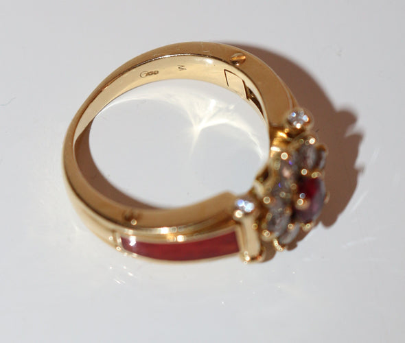 Bague Korloff Bague Rubis collection Enamel 58 Facettes 486