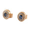 Clous d'oreilles Saphirs Diamants 58 Facettes