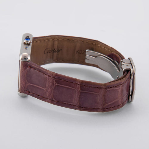 Montre Montre Cartier Tank Solo quartz en acier 58 Facettes