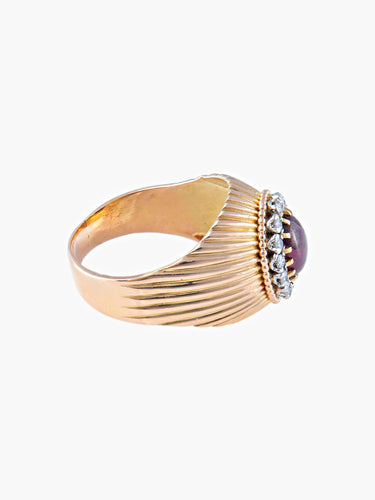 Bague 60 Bague Drapée Rubis 58 Facettes