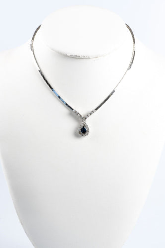 Collier Parure diamants et saphirs 58 Facettes CLDSABODSAOC56-1