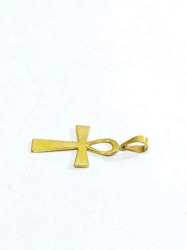 Pendentif Croix Copte Or jaune 58 Facettes