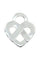 Pendentif PENDENTIF "COEUR ENTRELACÉ" POIRAY 58 Facettes 040461