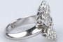 Bague 50-51 Van Cleef & Arpels - Bague "Cosmos" Or Blanc Diamants 58 Facettes BG-VANCLE4TR-104