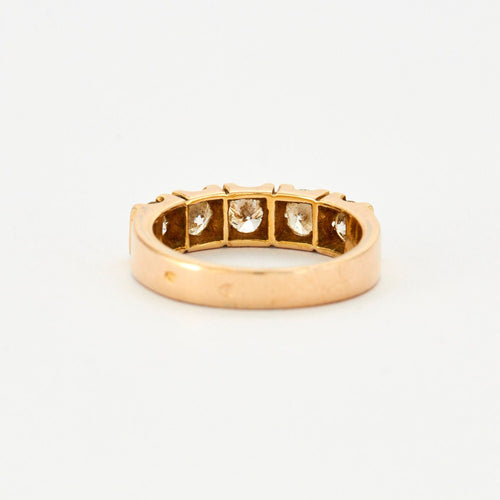 Bague 53 Bague Jarretière 5 Diamants 58 Facettes 230308