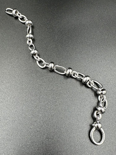 Bracelet POMELLATO. Bracelet Maillons Or Blanc 58 Facettes