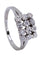Bague 56 BAGUE DIAMANTS ANNÉES 50' 58 Facettes 070391