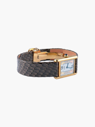 Montre Montre Must de Cartier, Modèle Tank, Vermeil Argent plaqué OR 58 Facettes