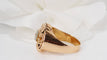 Bague Bague Tank en or rose et diamant taille ancienne 0,12ct 58 Facettes 27639