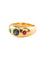 Bague 57 Bague Or Saphir Rubis et Emeraude 58 Facettes