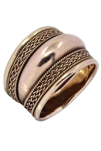 Bague Bague jonc moderne, or jaune 58 Facettes 063731