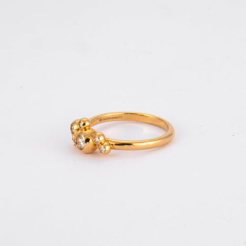 Bague 53 Bague Grappe Diamants 58 Facettes 3131239
