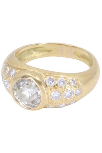 Bague 51 BAGUE JONC DIAMANTS 58 Facettes 077671