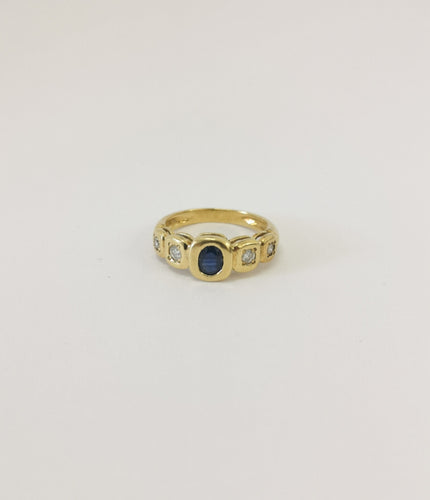 Bague Bague Or Saphir & Diamants 58 Facettes LT 4955