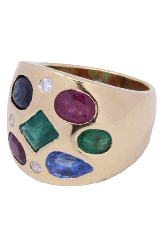 Bague BAGUE TUTTI FRUTTI 58 Facettes 074341