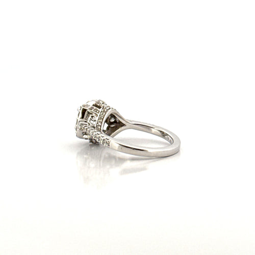 Bague 48 Bague Solitaire en diamants centre 0,80 carat certifié GIA 58 Facettes