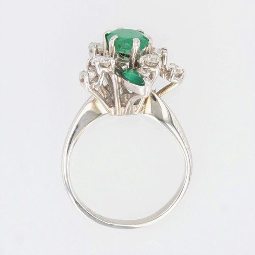 Bague 50 Bague vintage émeraudes et diamants 58 Facettes 16-052-50-1