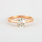 Bague Bague Solitaire Diamant 1.08 ct Or rose 58 Facettes