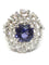 Bague Bague Or blanc Diamants Tanzanite 58 Facettes