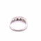 Bague Alliance ancienne en Or blanc & diamants 58 Facettes