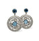 Boucles d'oreilles Carrera Y Carrera - Boucles d'oreilles or blanc, topazes, diamants 58 Facettes DA11333020804