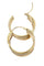 Boucles d'oreilles CRÉOLES TORSADÉES 3 ORS 58 Facettes 053271