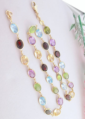 Collier Collier Ras du cou Pierres fines Or Jaune 58 Facettes AA 1535