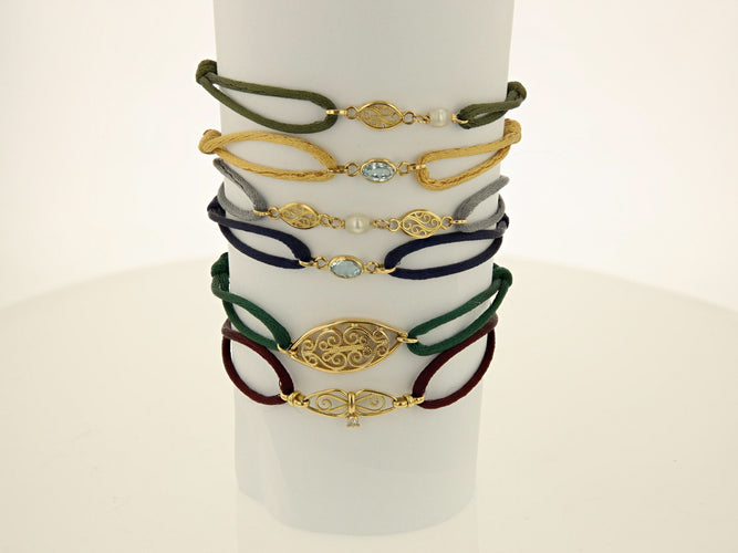 Bracelet Bracelet FIDELIS aigue-marine 58 Facettes