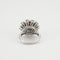 Bague 49.5 Bague marguerite, grenat, diamants 58 Facettes