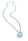Collier Chopard. Happy Spirit, pendentif or blanc 18K et diamant 58 Facettes