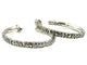 Boucles d'oreilles POMELLATO 67. Créoles argent et marcassites 58 Facettes