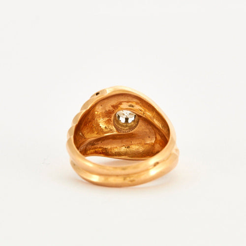 Bague 53 Bague tourbillon diamant or jaune 58 Facettes
