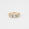 Bague Bague jarretière en or jaune, diamant 58 Facettes