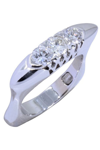 Bague Bague jarretière moderne diamants 58 Facettes 062261
