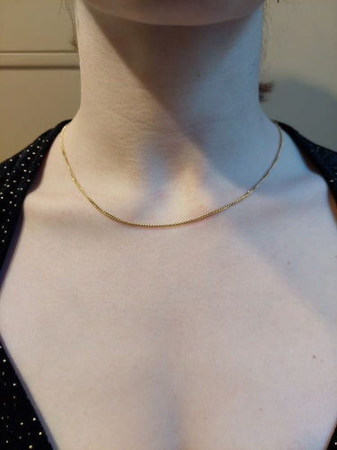 Collier CHAINE MAILLE GOURMETTE 58 Facettes 077821
