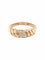 Bague 57 Bague Godron Or Jaune 58 Facettes