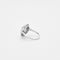 Bague 54 Bague rosace Art Déco Platine diamants 58 Facettes