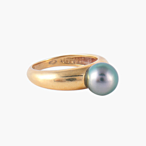 Bague 53 Bague Perle de Tahiti 58 Facettes