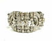 Bracelet Bracelet Art-Déco Or blanc Diamants,. 58 Facettes