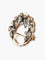 Broche Broche Fleur Ancienne Or/Argent et Diamants. 58 Facettes 170006