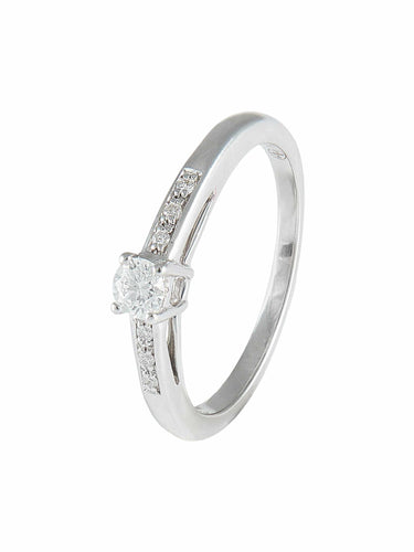 Bague 49 Mauboussin - Bague Solitaire "Tu es le sel de ma vie" 58 Facettes