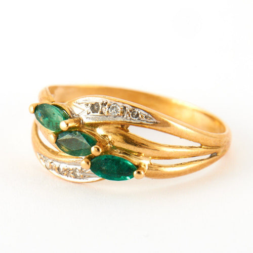Bague Bague en Or jaune & diamants 58 Facettes
