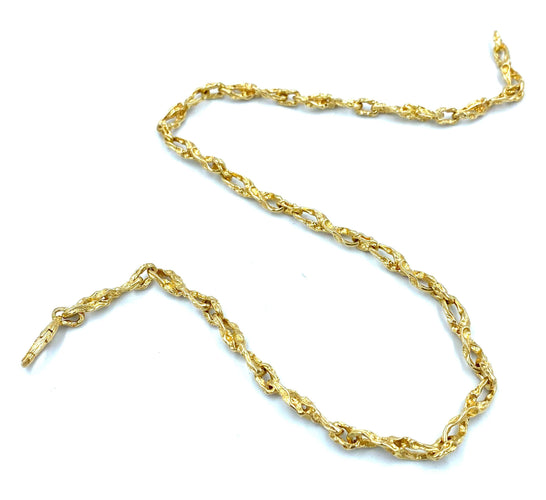 Collier GILBERT ALBERT. Collier or jaune 18K 58 Facettes