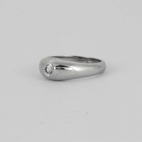 Bague 52 Bague jonc or blanc 58 Facettes