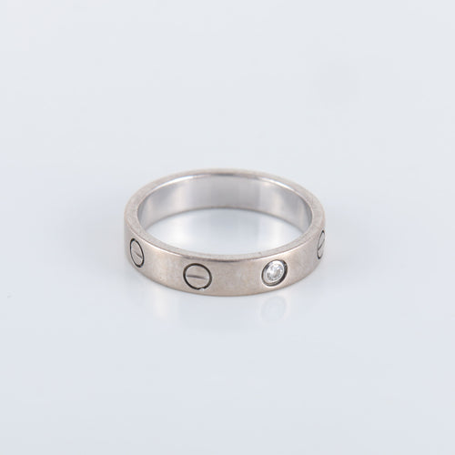 Bague 52 CARTIER - Bague Love Or gris Diamant 58 Facettes