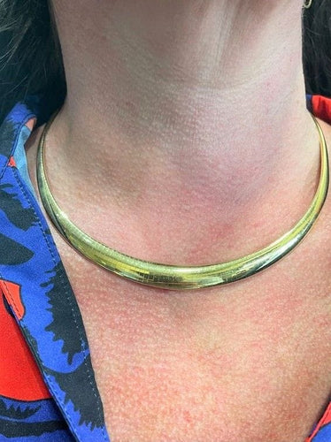 Collier COLLIER EN CHUTE MAILLE OMÉGA 58 Facettes 054811